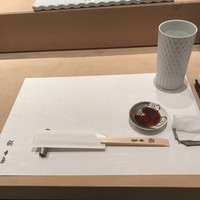 鮨 木島 - テーブルのセット！