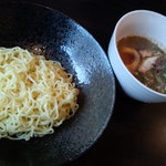 麺居酒屋 うちょうてん - つけ麺　６５０円＋全部のせ２５０円 （※海苔が届いてない状態）