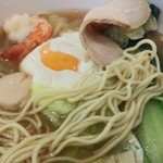 ら～めん&ぎょ～ざ MARUI - 麺アップ