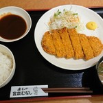 宮本むなし - ジャンボトンカツ定食　@690