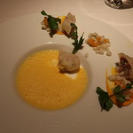 リストランテ クロディーノ 神楽坂 - 前菜のスープ