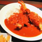 スカイパティオ南 - エビフライカレー