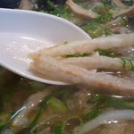 大助うどん - ごぼ天アップ　かき揚げではないので食べやすいです。