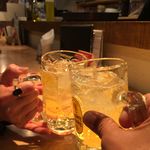 モメンティ・フェリチ - H.30.11.21.夜 角ハイボール 480円税込 vs 角ハイボール 480円税込 de 乾杯♪