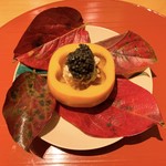 肉屋 雪月花 NAGOYA - 柿とキャビア