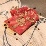 肉屋 雪月花 NAGOYA - 牛の前菜アップ