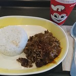 Jollibee Robinsons Ermita -  Garic Pepper Beef Combo 90ペソ