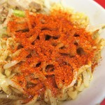 ラーメン二郎 - 一味投下～♪