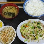 埼玉屋 - 野菜炒め定食 日替り