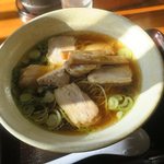 チャーシュー麺（￥780）西日のせいで上手く撮れない (^o^;)