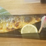 魚房三徳 - 彼女が頼んだ鯖塩焼き