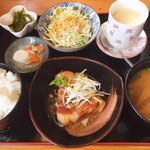 南来成咲 - 角煮セット（ランチメニュー）