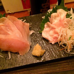 Kokekokko - 胸肉とぼんじりの刺身