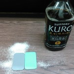 ラーメン二郎 - 黒烏龍茶と食券