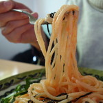 パスタ・アラ・プッタネスカ - 大葉と明太子のパスタ（乾麺）