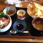 やまがや - 海鮮丼天ぷら定食
