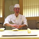 鮨 さいとう - 結局は笑いっぱなしの、いつもの大将(爆)