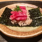 肉割烹 上 - トロたく巻き リブロース