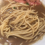 麺屋 ねむ瑠 - 細ストレート麺アップ