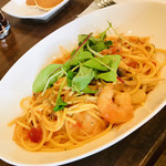 エージーカフェ コメコセンモンテン - パスタのアップ