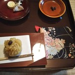 皐盧庵茶舗 - お膳で出されるお菓子