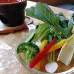 野菜キッチンCocomo - 有機野菜のバーニャカウダ