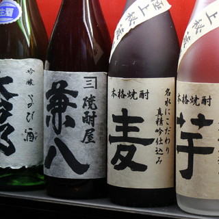全国の有名焼酎は＜100種類＞以上！滋賀県の地酒も充実