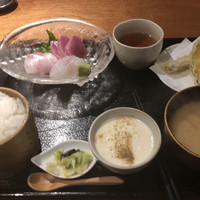 魚感うえさき - お造り御膳：￥１，１００