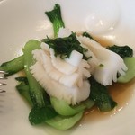 香桃 - 烏賊の湯引き 醤油ソース