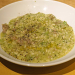 Alberini - サルシッチャとブロッコリーのリゾット