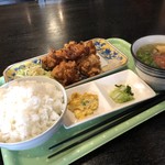 本格備長炭 とりやす - 唐揚げ定食