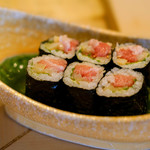 鮨処木はら - トロたく巻き