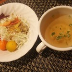 おとなのヒッコリー - サラダ、スープ♪