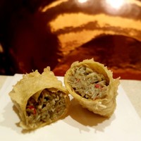 たきや - 蟹肉・味噌ミックス　湯葉巻き