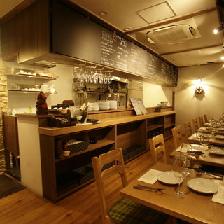 The relaxing restaurant can be reserved for up to 12 people.