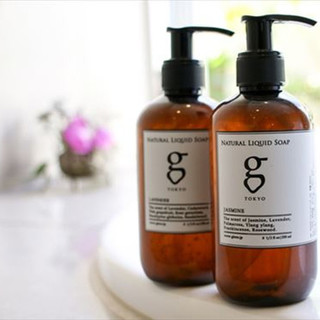 オーガニックグッズも販売。お肌に優しいハンドソープが人気◎