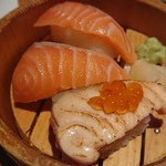 魚民 - サーモン寿司