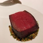 アニエルドール - 蝦夷鹿　原木椎茸　いぶりがっこ