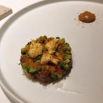 アニエルドール - 平貝　和牛　ブロッコリー　唐墨