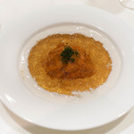 北島亭 - 生うにのコンソメゼリー寄せ