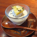 和食処 井がわ - デザート（さつま芋のプリン）