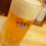 新橋立呑処 へそ - 生 happy hourで190円