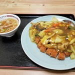 大輪 - カレー中華飯とんかつ入り　850円