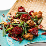 Stir-fried chicken with chili pepper