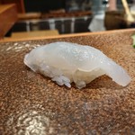 天寿し - ヒラメ