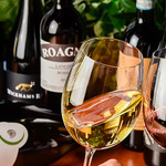 A wide selection of wine by the glass