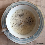 プチレストラン ブーケ・ド・フランス - カプチーノ仕立て鮑の白ワイン蒸しのリゾット