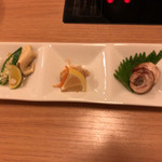 濱田屋 - 三種盛り