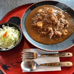 和風カレー処 三休庵 - エビカレー