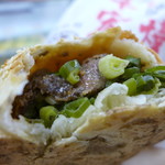 阜宏燒餅胡椒餅 - 赤身肉、葱